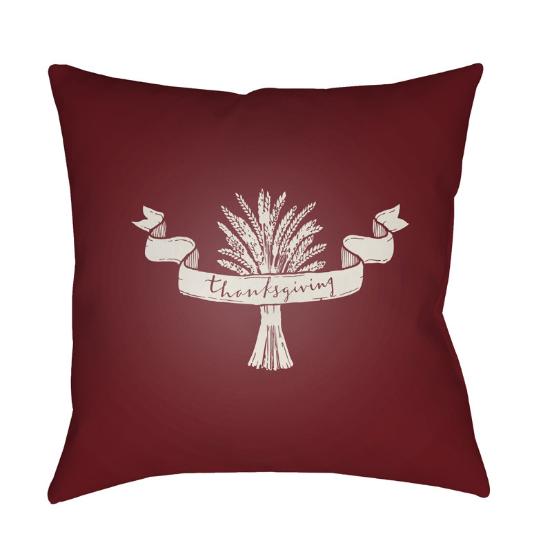 Throw Pillow, 18" H x 18" W x 4" D, Black/White