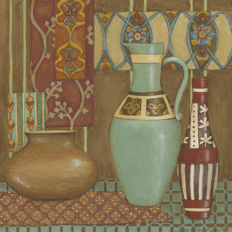 Tapestry Still Life I by Chariklia Zarris - Wrapped Canvas Art Prints, 30cm H x 30cm W