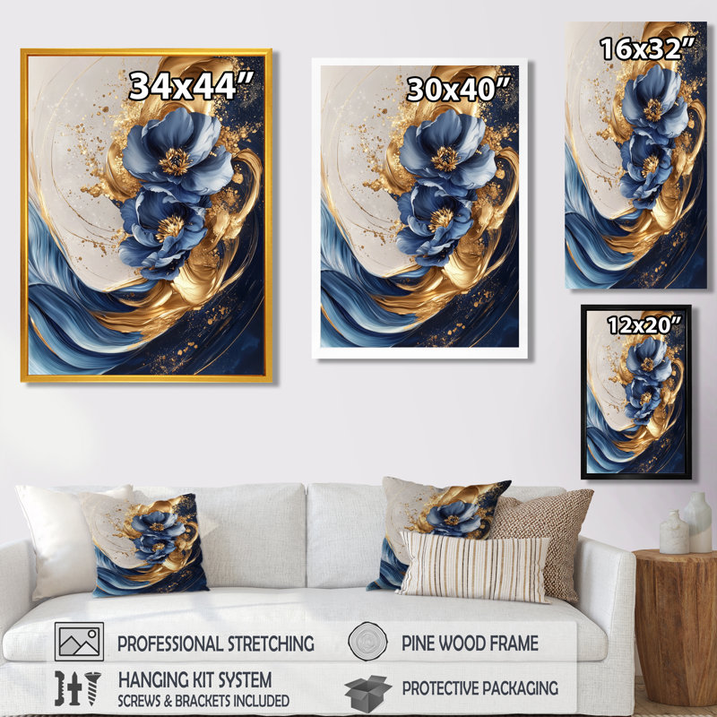 Simoneau - Impressions sur toile abstraites, Noir, noir, noir, noir, H 20 po x l 12 po