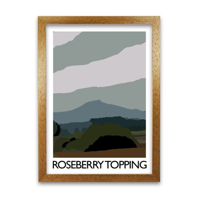 Roseberry Topping Yorkshire by Richard O'Neill - Single Picture Frame Print