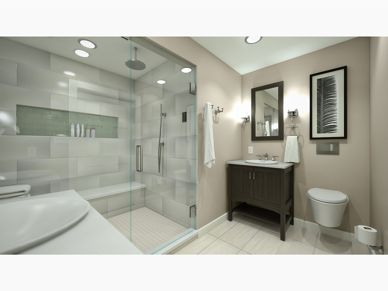 Veil Wall-Hung Dual-Flush Toilet, White