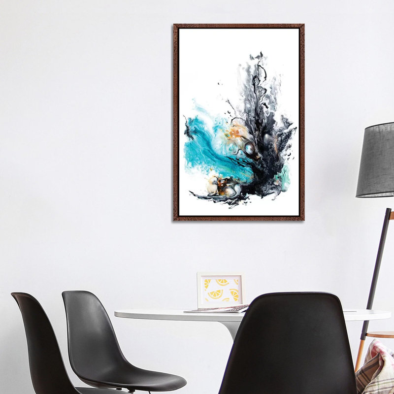 Coral - Print on Canvas, 101.6 cm H x 66.04 cm W, Classic Brown Wood Framed