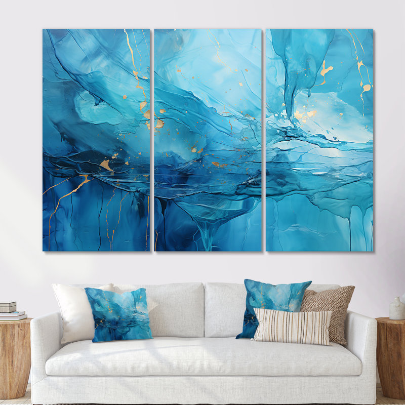 Natanya - ensemble de reproduction d'art mural, Toile tendue, H 32 po x l 48 po x P 1 po