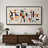 Abstract Vibrant Color Blocks " Abstract Mechanical Symphony Geometric Shapes And Lines Modern Art Relax Warm Extra Large Pictures "-98042293-111176743