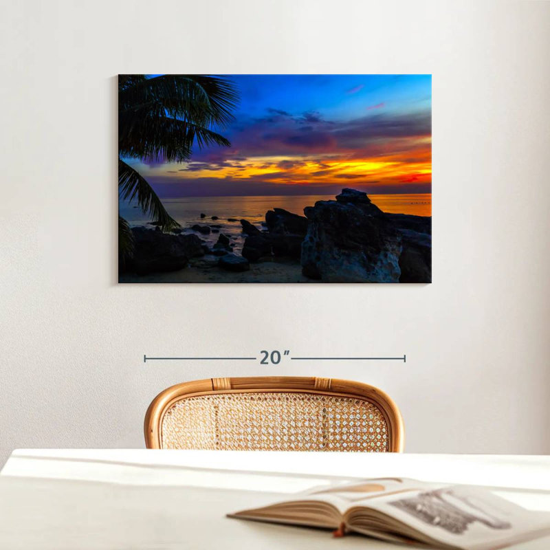 Gillard Caraïbes Gillard Sunset, H 16 po x l 24 po