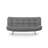 Modern 3-Seat Sofa-Bed, Grey Fabric, 78.7 x 37.4 x 41.3 inches | 100% Metal Frame, 100% Soft Fabric, 2 Cushions with 14.1 oz Silicone Fiber Filling | Easy Clean, Max Weight Capacity: 661 lbs | Scandinavian Style-369802147