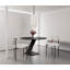 Chaise d'appoint à dossier uni Vleda