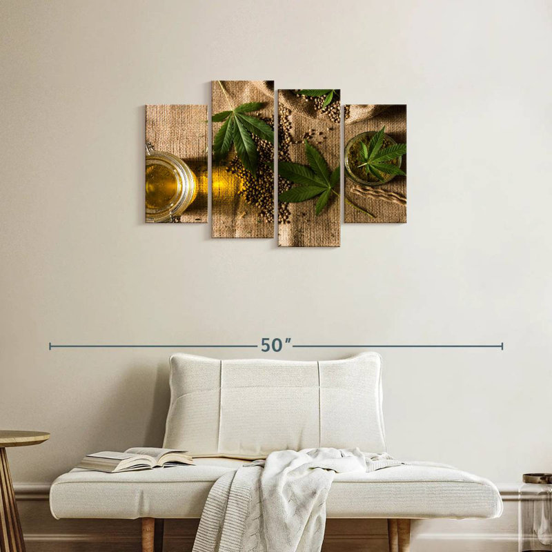 Senne Marijuana Hemp, 22" H x 36" W