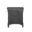 Élégante table de chevet gris foncé - fonctionnelle avec amplement d'espace de rangement