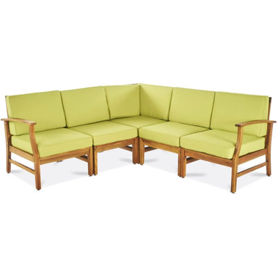 Ensemble de canapé 5 pièces Perla, vert
