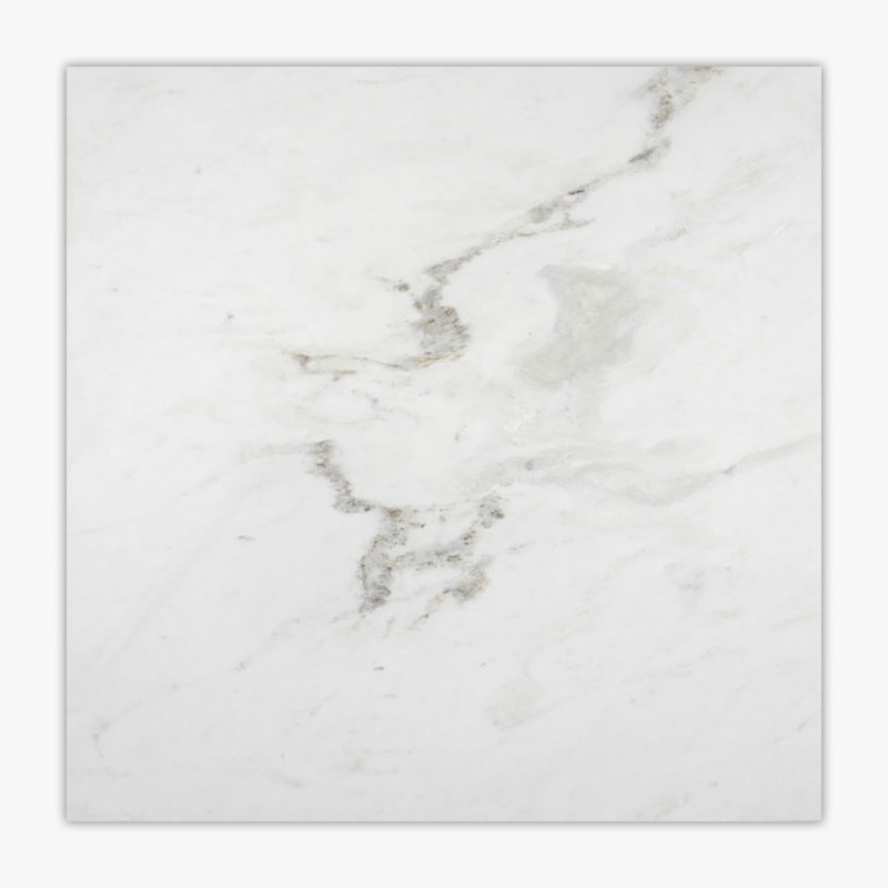 Daphne White Honed 24x24 Marble Tile