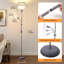 178cm Polished Torchiere Floor Lamp