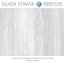 Siège d'angle flottant FlexStone de 27 po en strates argentées-106535355