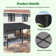 Feria 14'W x 10'D Manual Slope Patio Awning in Black