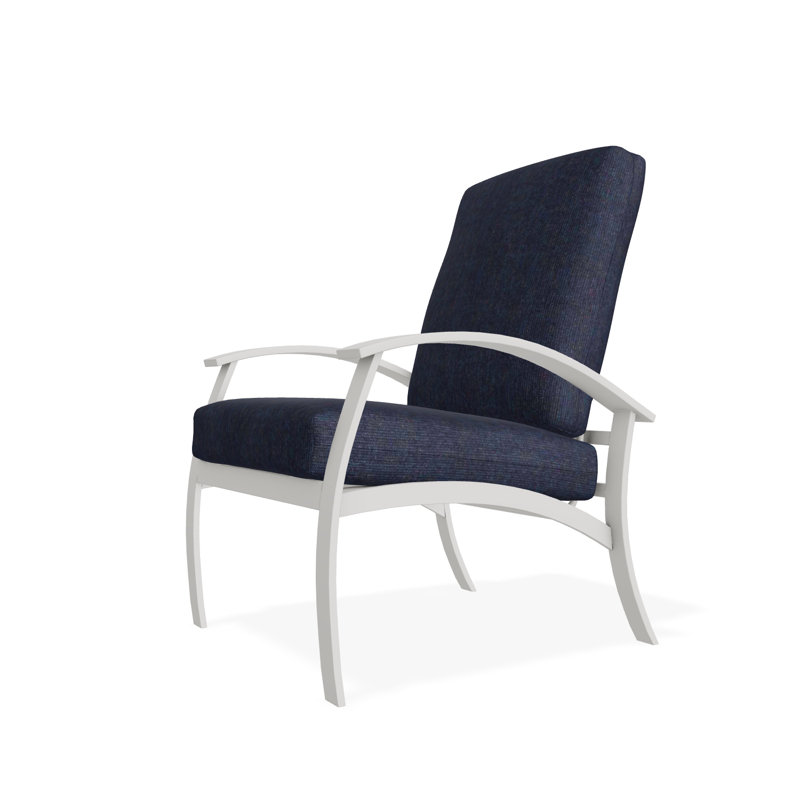 Belle Isle Outdoor Lounge Chair, Huskie, Snow