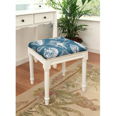 Abelard Solid Wood Vanity Stool