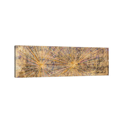 Silver Cholla - Panoramic Painting on Canvas