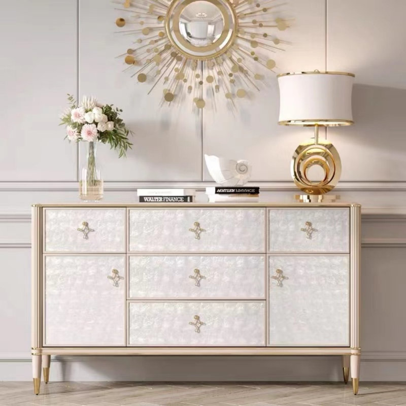 Modern Simple Rectangular Entrance Cabinet 59.1'' Sideboard
