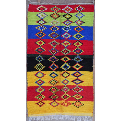Abberbury Moroccan Hand Woven 140cm X 240cm Area Rug