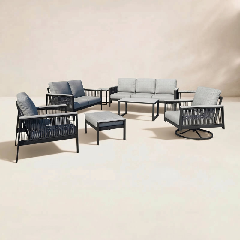 Ensemble de conversation avec coussins Sunbrella Townsend, Toile granit Sunbrella®