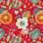 Green/Red/White/Yellow/Floral