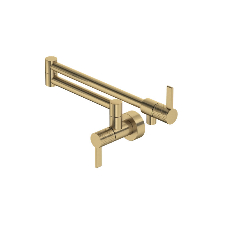 Tenerife Pot Filler, Antique Gold