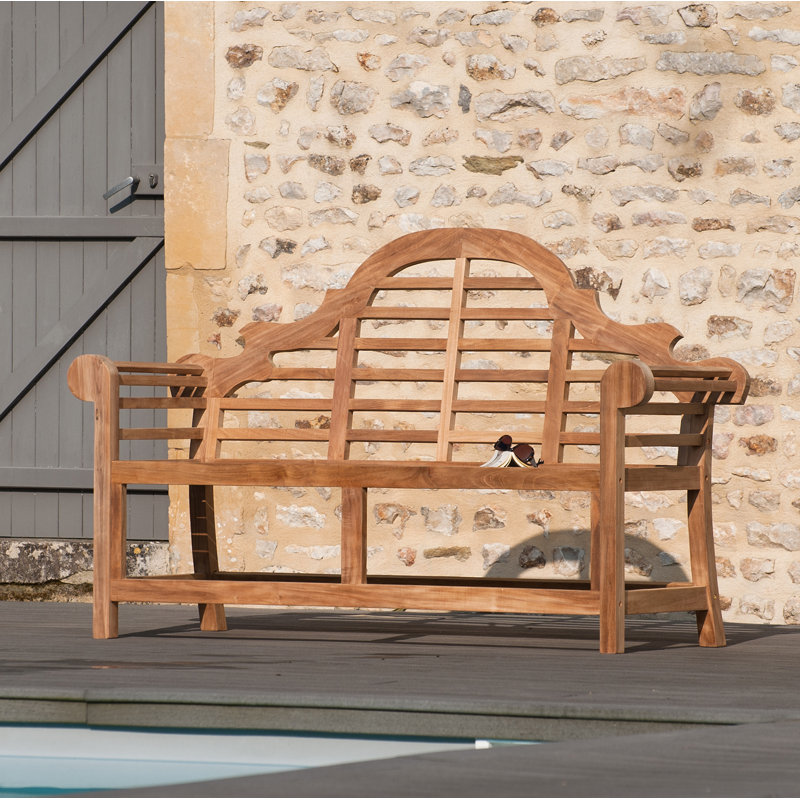 Zana Solid Wood Teak Outdoor Bench