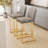 Faux Leather Upholstered Metal Bar Stools Set with Upholstered  Back-1202493158