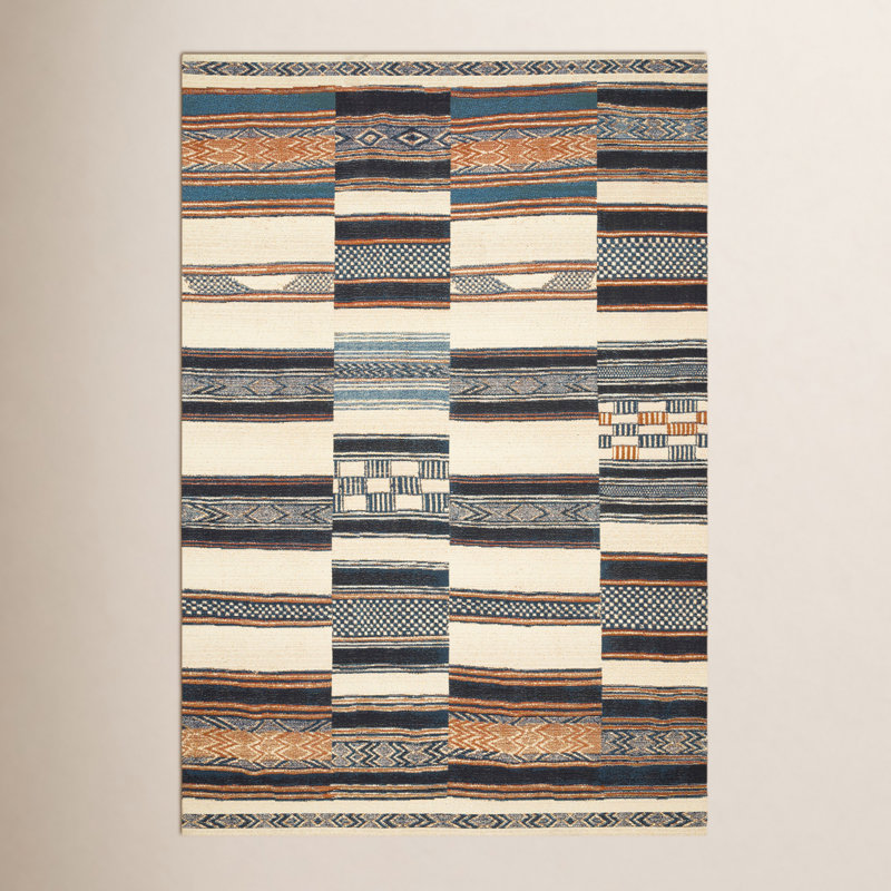 Oniel Geometric Machine Woven Area Rug, Rectangle 7'10" x 11'2"
