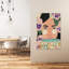 Dreamy Floral Portrait Dreamy Modern Pansy Portrait Flower Wall Art Print 1 Piece Wrapped Canvas Wall Art-868639291