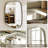 Aluminum Asymmetrical Wall Mirror With Deep Frame Bathroom Mirror Home Decor-447554691-447554689