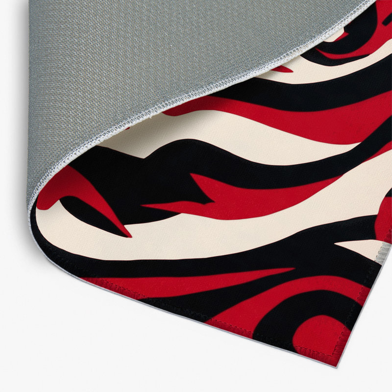Tapis intérieur et extérieur Vortex Flame, Rectangulaire 8 pi x 10 pi