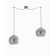 Vanity 2-Light Cluster Pendant