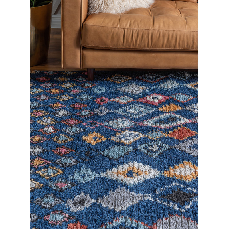 Geometric Indoor Rug, Rectangle 5'1" x 8'