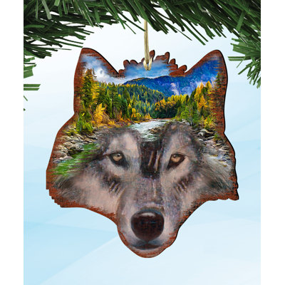 Tidaholm 5.5'' Wood Animals Hanging Figurine Ornament