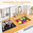 Pretend Play Kitchen Wooden Toy Set for Kids w/Lights & Sounds, Utensils, Oven, Microwave, Gift for Boys Girls Age 3+-116247552