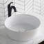 Lavabo de salle de bain vasque circulaire en céramique mince