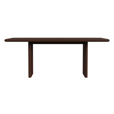 Soleil 74 in. W Rectangular Wood Panel Dining Table