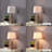 27” Natural Rattan Table Lamps Set of 2