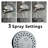 Highpressure Rain Shower Head With 3 Spray Modes, 4 Inch Fixed Bathroom Rainfall Showerhead With Adjustable Swivel Ball Joint, Bathroom Accessories-124900023