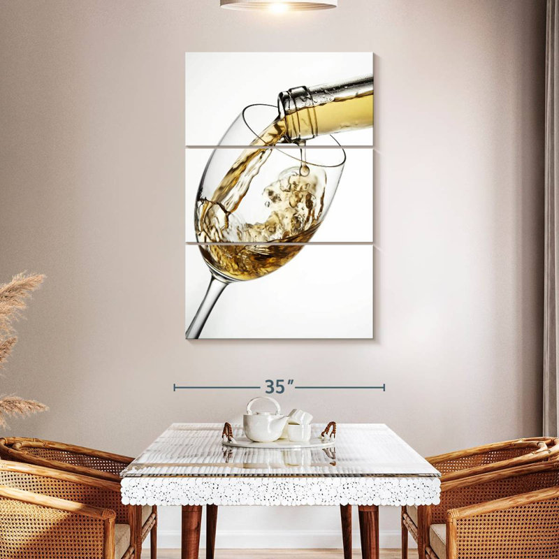 Yarlin Serving White Wine, 50" H x 32" W