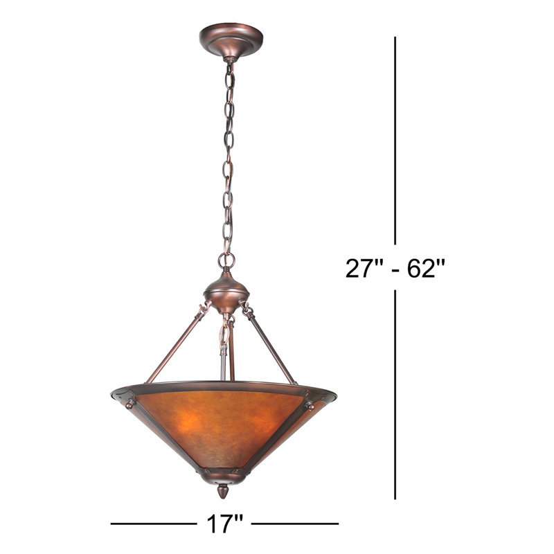 3 - Light Mahogany Bronze Single Pendant