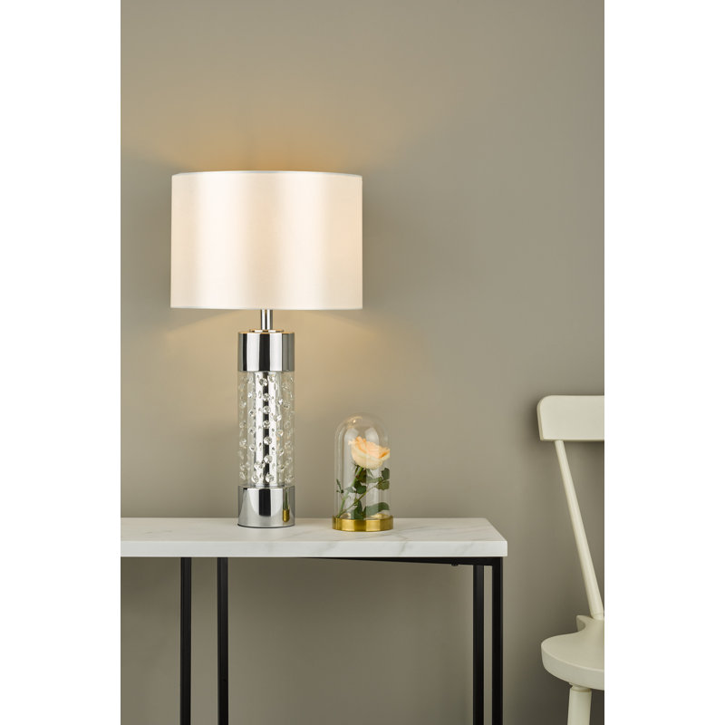 Aguilar-Ninapaytan Glass Novelty Lamp, White