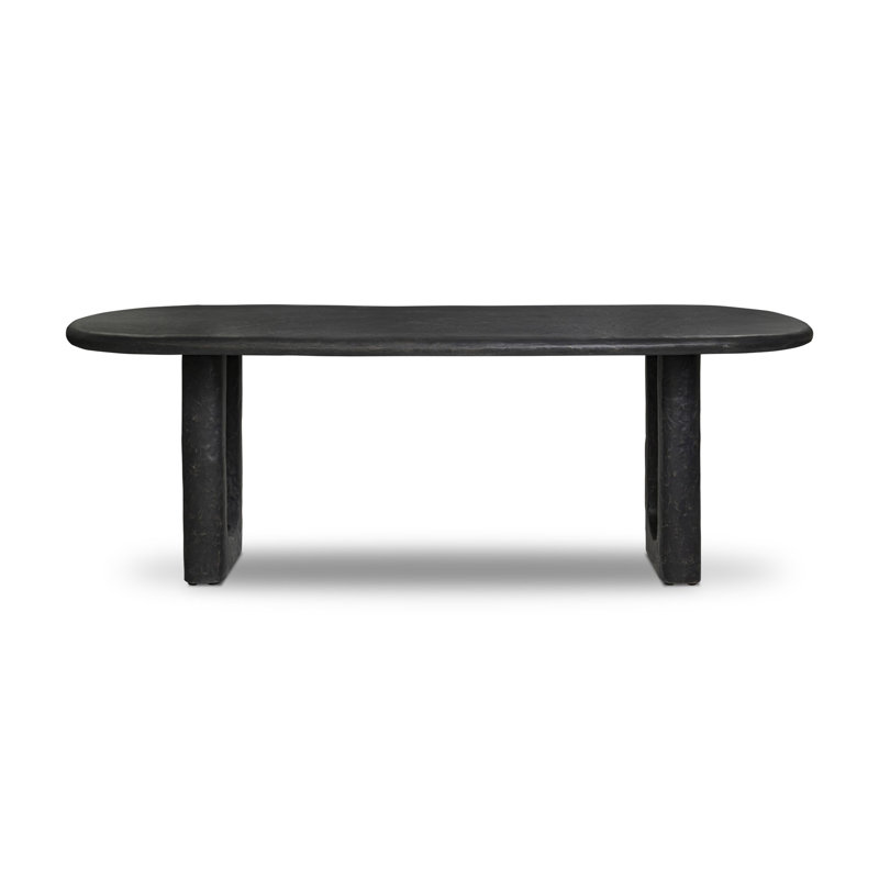 Obito Dining Table-Obsidian Concrete