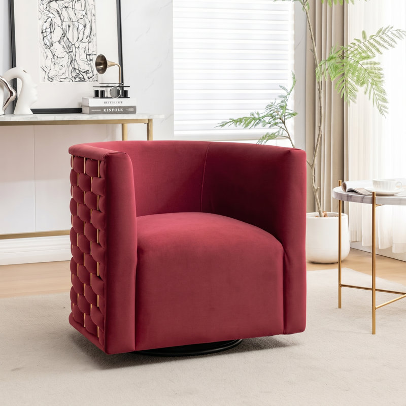 Fauteuil demi-tonneau Occie, Red