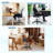 Ergonomic Desk Chair, Mesh Home Office chair, Swivel Desk, Computer Chair with Lumbar Support, Height Adjustable with Foot Ring-1047469216