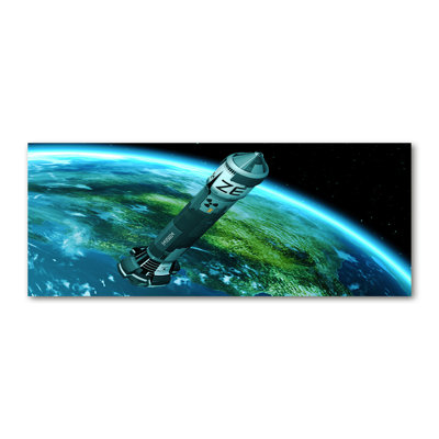 Nuclear Missile - Wrapped Canvas Print