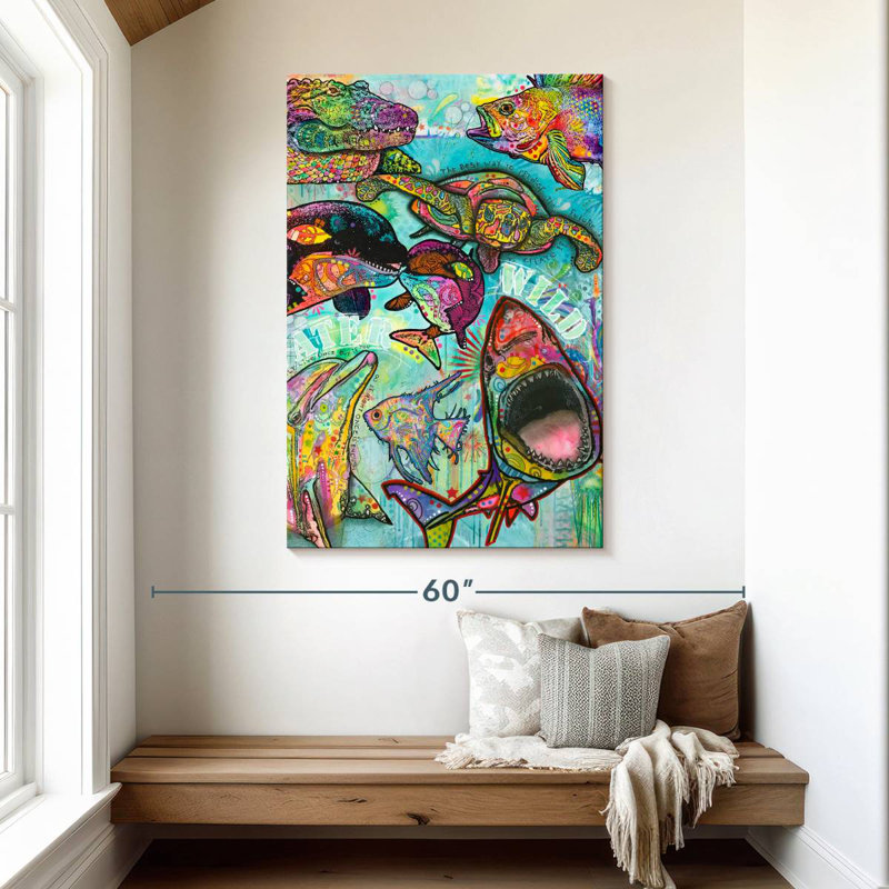 Brampt Water Wild, 48" H x 32" W