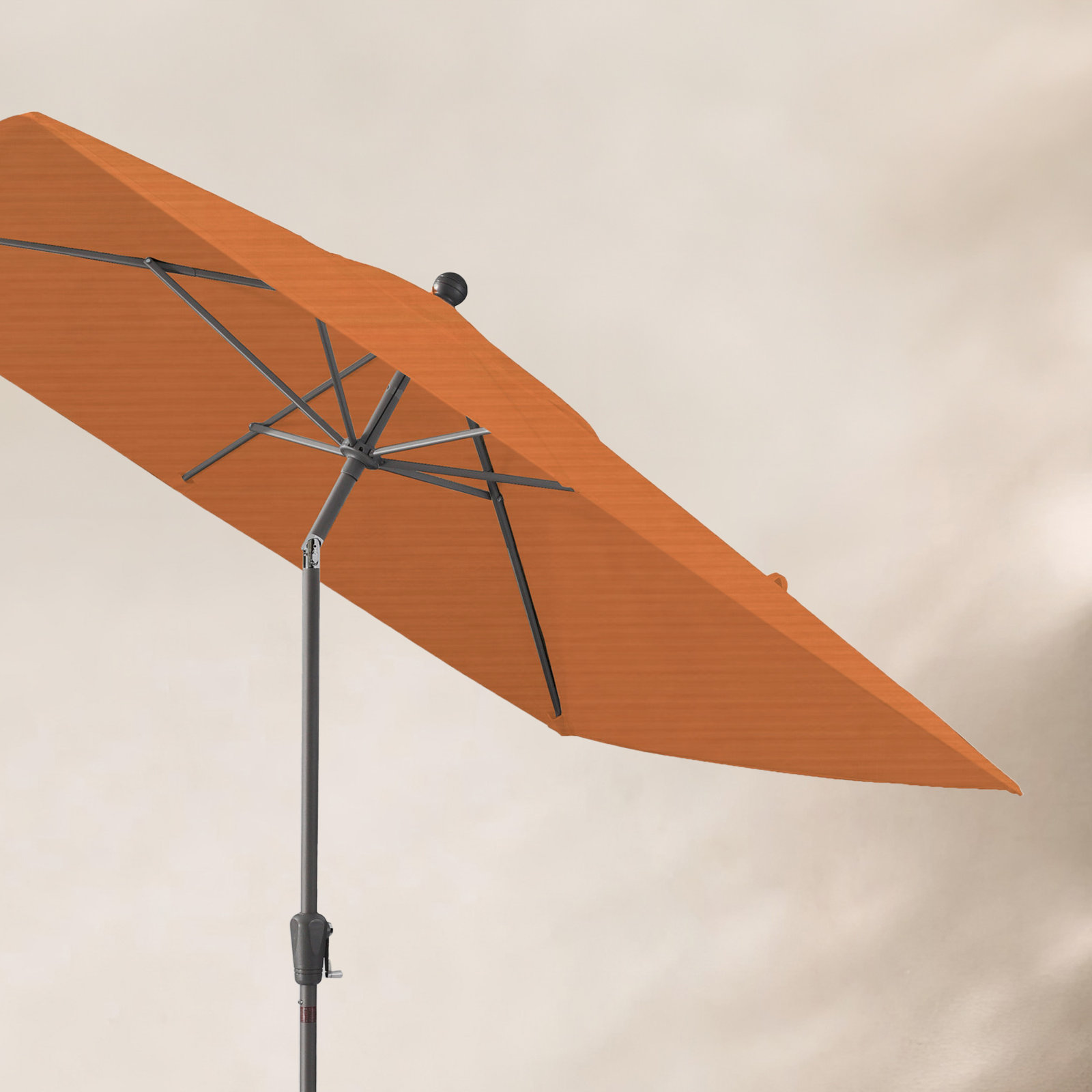 Natalie 103'' Outdoor Umbrella, Starring Gray, Canvas Tuscan Sunbrella® Canvas