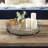 Decozen Oval Mirrored Tray with Gold Metal Frame – Elegant Christmas Gift for Home and Vanity Decor